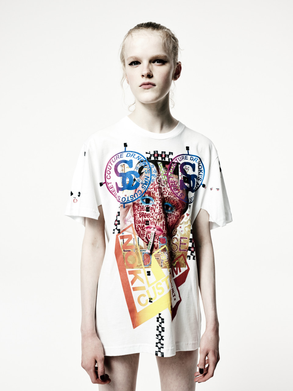 WV x LOVE x DR NOKI - T-SHIRT WITH RIPPED SLEEVE (LILY-ROSE) - Willy ...